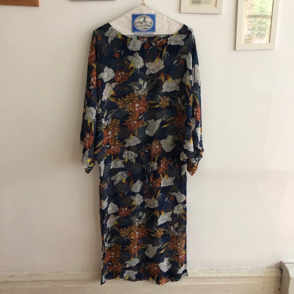 Handmade in Japan Dress with Kimono Sleeves